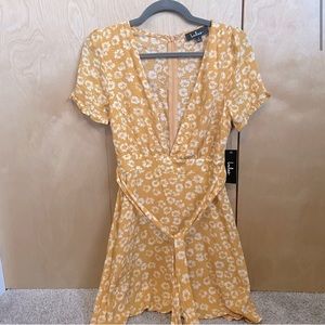 Yellow Short Sleeve Lulus Summer Dress